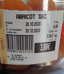 Abricot sec