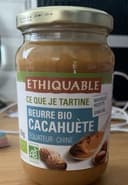 Beurre bio cacahuète Équateur-Chine
