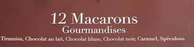 12 Macarons gourmandises