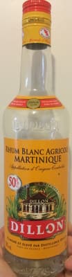 Rhum blanc agricole Martinique