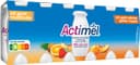 Actimel aro goût multifruits et pêche-gelee royale 100 g x 12