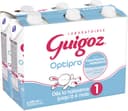 GUIGOZ 1 Optipro Classique Lait Infantile 1er âge dès la Naissance 6x500ml