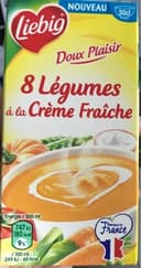 8 légumes à la crème fraîche