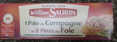1 Pâté de Campagne et 2 Pâtés de Foie