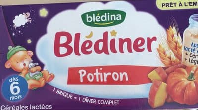 Blediner -  Mon repas complet du soir, Dès 6 mois