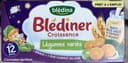 BLEDINA BLEDINER BRIQUES Légumes variés 2x250ml Dés 12 mois