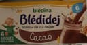 BLEDINA BLEDIDEJ Cacao 4x250ml Dès 6 Mois