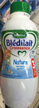Blédilait Croissance Nature sans sucres ajoutés