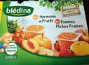 6 x Harmonie de Fruits / 6 x Pommes Pêches Fraises