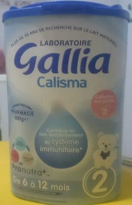 Gallia Calisma 2 2ème âge De 6 à 12 Mois