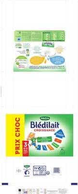 BLEDILAIT CROISSANCE PRIX CHOC 6x1L de 10 mois à 36 mois