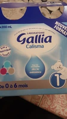 GALLIA CALISMA 1ER AGE 4x200ml De 0 à 6 mois