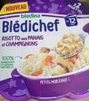BLEDINA BLEDICHEF Risotto aux Panais et Champignons 2x230g Dès 12 Mois