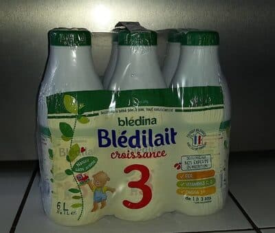 BLEDINA Blédilait Croissance 6X1L - dès 12 mois