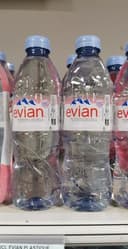 50CL EVIAN PLASTIQUE RECYCLE R