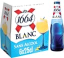 1664 6x25cl 1664 blanc sans alcool 0.4 degre alcool