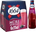 1664 6x25cl 1664 mure myrtille 4.5 degre alcool
