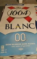 Bière Blanche 1664 sans alcool