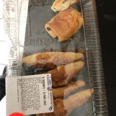 10 croissants + 10 pains choco