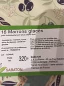 16 Marrons glacés