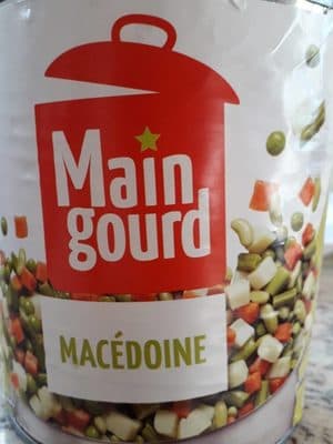 1 boîte Macédoine de légumes
