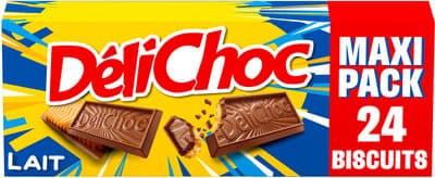 Biscuits Délichoc Familial Chocolat au lait - 300g