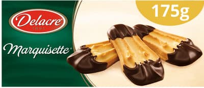Biscuit nature enrobé au chocolat