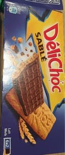 Biscuits sablés chocolat au lait Delacre