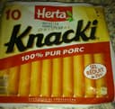 10 Original Knacki, 100 % Pur Porc (Sel Réduit de 25 %)