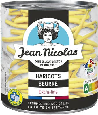 220g haricot beurre xf nicolas
