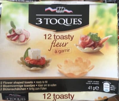12 Toasty Fleur à Garnir