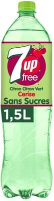 7UP Free goût citron citron vert cerise 1,5 L