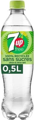 7UP Free saveur citron & citron vert 50 cl