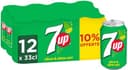 7UP saveur citron & citron vert 10% offert 12 x 33 cl