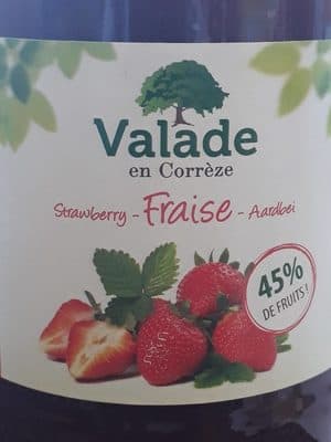 1KG Confiture Fraise Extra Valade