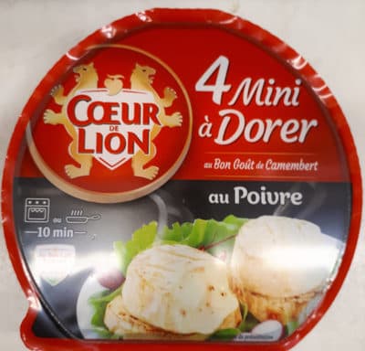 4 mini à dorer au Bon Goût de Camembert