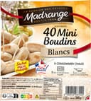 40 mini boudins blancs