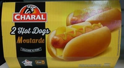 2 Hot Dogs saveur moutarde