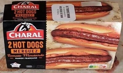 2 hot dogs merguez