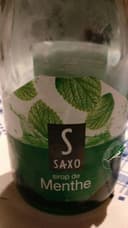 Bouteille 1L Sirop Menthe Saxo