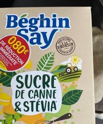 Beghin Say Sucre de canne & Stevia