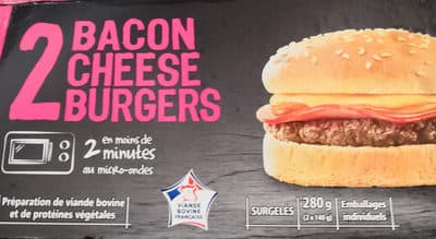2 Bacon cheeseburgers
