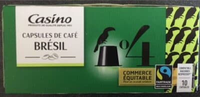 10 Capsules Brésil Fairtrade