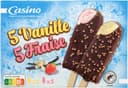 5 Vanille et 5 Fraise
