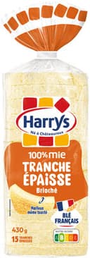100% mie Tranche épaisse Brioché