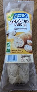 Baguette précuite sans gluten et bio