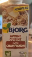Avoine cuisine façon Champignon