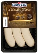 3 boudins blancs de volailles aux morilles