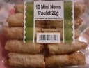 10 mini nems au poulet