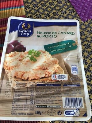 180G Mousse Canard Porto Grand Jury